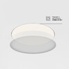 Миниатюра фото кольцо для встраиваемого светильника maytoni zon dla032-trs90-w | 220svet.ru
